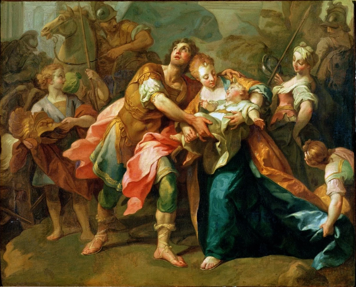 Ettore che saluta il figlio e Andromaca - Musee des Beaux, Arts, Orleans